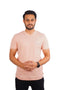 JACK & JONES - EMBROIDERED LOGO-V NECK T-SHIRT | LIGHT PEACH